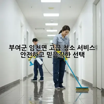 부여군 임천면 고급 청소 서비스: 안전하고 믿음직한 선택